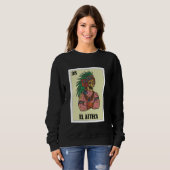 Mexican Pride Aztec Warrior Design - El Azteca Sweatshirt (Vorne ganz)