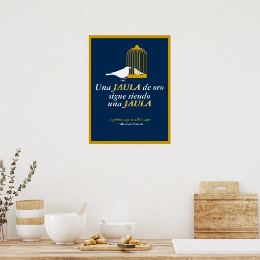 Mexican Proverb 2 Poster (Küche)
