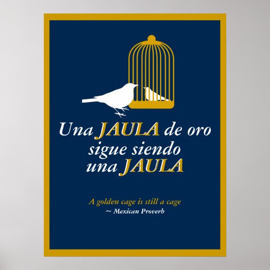 Mexican Proverb 2 Poster (Vorne)