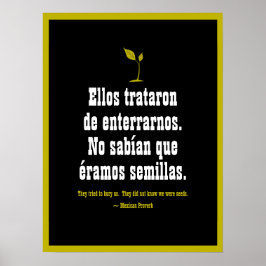 Mexican Proverb Poster