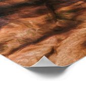 MEXICAN RED WOLF DESERT TREK POSTER (Ecke)