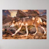 MEXICAN RED WOLF DESERT TREK POSTER (Vorne)
