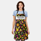 Mexican Restaurant Koch Abuela's Kitchen Custom Ap Schürze (Getragen)
