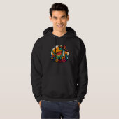 Mexican Rex Dinosaur Cinco De Mayo Hoodie (Vorne ganz)
