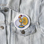 Mexican Rooster Toy Button