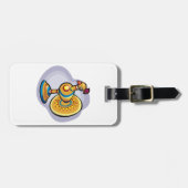 Mexican Rooster Toy Gepäckanhänger (Vorderseite horizontal)