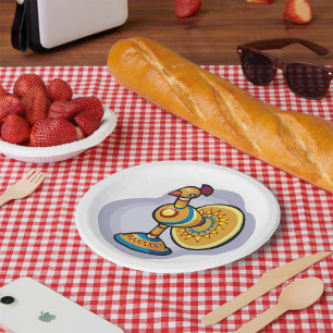 Mexican Rooster Toy Pappteller