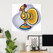 Mexican Rooster Toy Poster (Heimbüro)