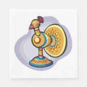 Mexican Rooster Toy Serviette (Vorderseite)