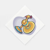 Mexican Rooster Toy Serviette (Ecke)