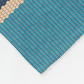 Mexican Rug: Farbige Streifen Nahtlos. Fleecedecke (Ecke)