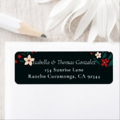 Mexican Rustic Elegant Christmas Return Address (Insitu)