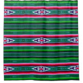 Mexican Sarape Pattern Duschvorhang (Vorderseite)