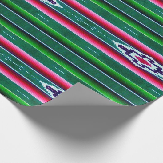 Mexican Sarape Pattern Geschenkpapier (Ecke)