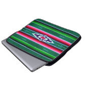 Mexican Sarape Pattern Laptopschutzhülle (Vorne Knopf)