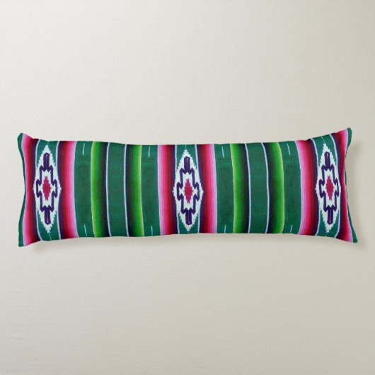Mexican Sarape Pattern Seitenschläferkissen (Rückseite)