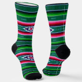 Mexican Sarape Pattern Socken (Gewinkelt)
