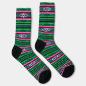 Mexican Sarape Pattern Socken (Rechts)