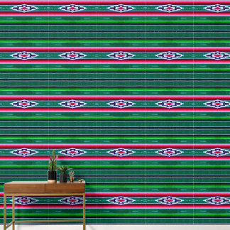 Mexican Sarape Pattern Tapete