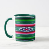 Mexican Sarape Pattern Tasse (Links)