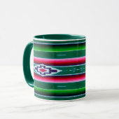 Mexican Sarape Pattern Tasse (Vorderseite Links)