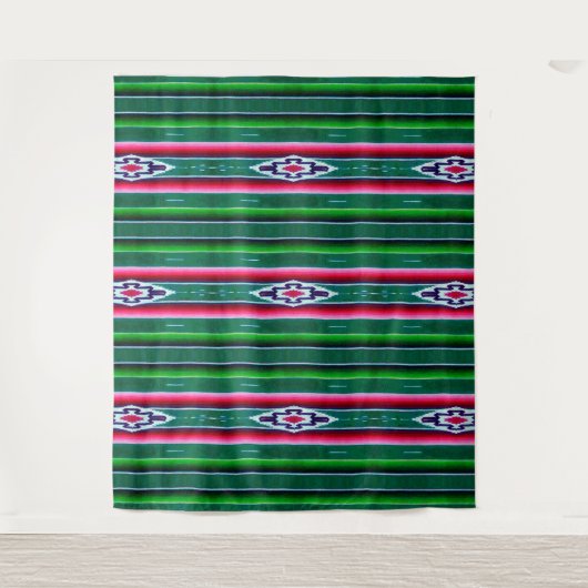 Mexican Sarape Pattern Wandteppich (Vorderseite)