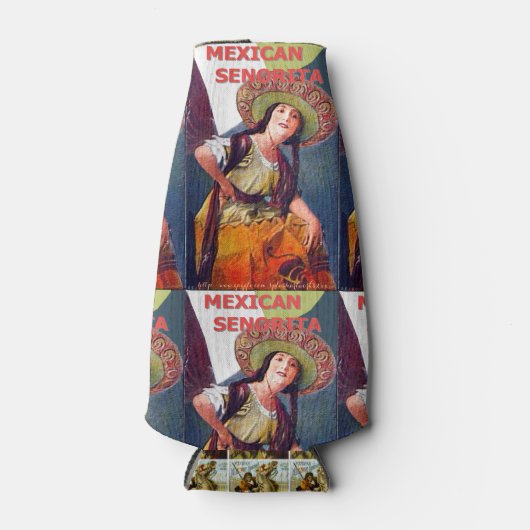 "Mexican Senorita" Flaschenkühler (Vorderseite)