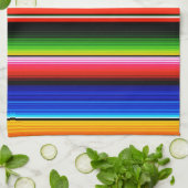 Mexican Serape Fiesta Southwestern Design Geschirrtuch (Gefaltet)