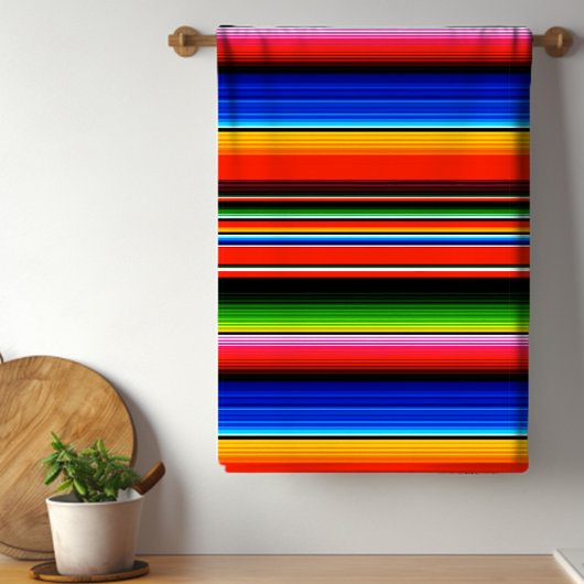 Mexican Serape Fiesta Southwestern Design Geschirrtuch