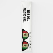 Mexican Shades, benutzerdefinierte Text- und Farbb Banner (Vertikal)