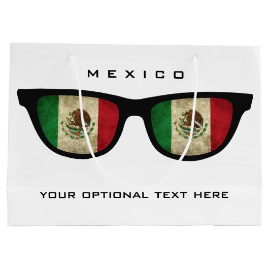 Mexican Shades Sondertext & Farbe Geschenktüte (Rückseite)