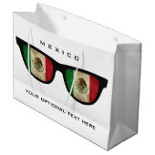 Mexican Shades Sondertext & Farbe Geschenktüte (Vorderseite Schrägansicht)