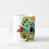 Mexican Skull Kaffeetasse (Vorderseite Links)