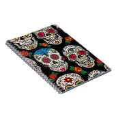 Mexican Skulls & Rose: Vintages Design Notizblock (Rechte Seite)
