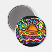 Mexican Sombrero Magnet (Vorderseite/Rückseite)