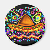 Mexican Sombrero Magnet (Vorne)