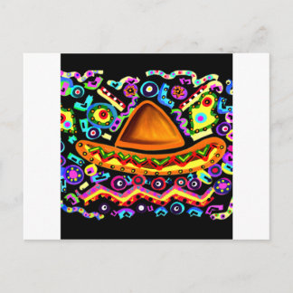 Mexican Sombrero Postkarte