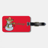 Mexican Sombrero Santa Thunder_Cove Gepäckanhänger (Rückseite horizontal)