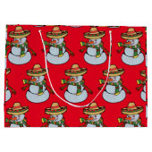 Mexican Sombrero Santa Thunder_Cove Große Geschenktüte (Rückseite)