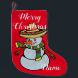 Mexican Sombrero Santa Thunder_Cove Kleiner Weihnachtsstrumpf<br><div class="desc">Mexikanischer Sombrero-tragender Santa ,  personalisieren Sie,  indem Sie Ihren Namen in einer beliebigen Hintergrundfarbe ändern</div>