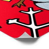 Mexican Sombrero Santa Thunder_Cove Poster (Ecke)