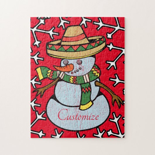 Mexican Sombrero Santa Thunder_Cove Puzzle (Vertikal)