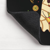 Mexican Spooky Ghost Play Guitar Conchas Pan Dulce Mousepad (Ecke)