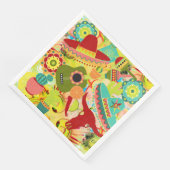 Mexican Street Party Napkins Serviette (Ecke)