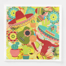 Mexican Street Party Napkins Serviette