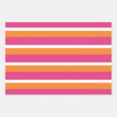 Mexican Sugar Skull Pink Floral Cinco De Mayo Geschenkpapier Set (Vorderseite 3)