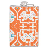 Mexican Talavera: Antike Keramik Nahtlos Flachmann (Rückseite)