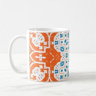 Mexican Talavera: Antike Keramik Nahtlos Kaffeetasse