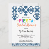 Mexican Talavera Bridal Dusche Einladung (Vorderseite)
