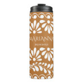 Mexican Talavera Bridesmaids Gift personalisiert Thermosbecher (Vorderseite)